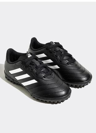 (30р 18,5см) ADIDAS Junior Goletto черные сороконожки копочки бутсы