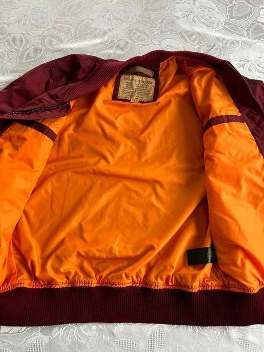 Kurtka bomberka Alpha Industries burgundowa L