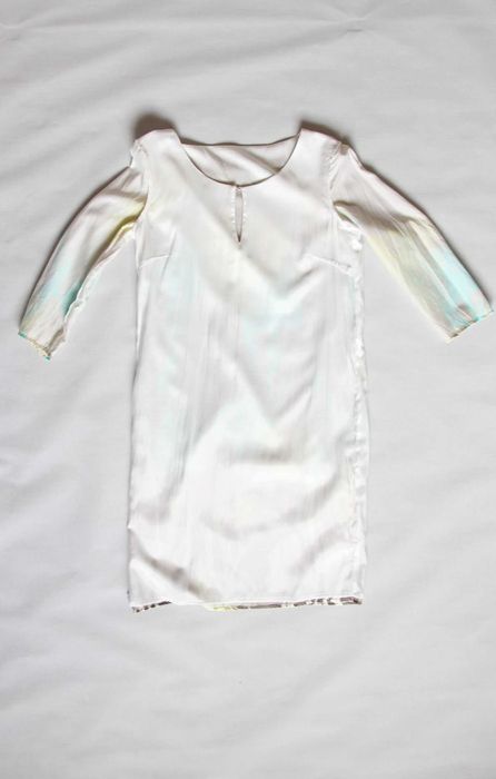 Sukienka Luisa Cerano kwiaty jedwab bawełna roz.S 36