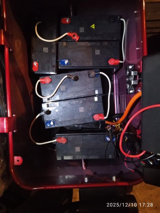 Батарея (аккумулятор) MX-BAT-72V28AH для электроскутера 72V 28Ah - 6шт