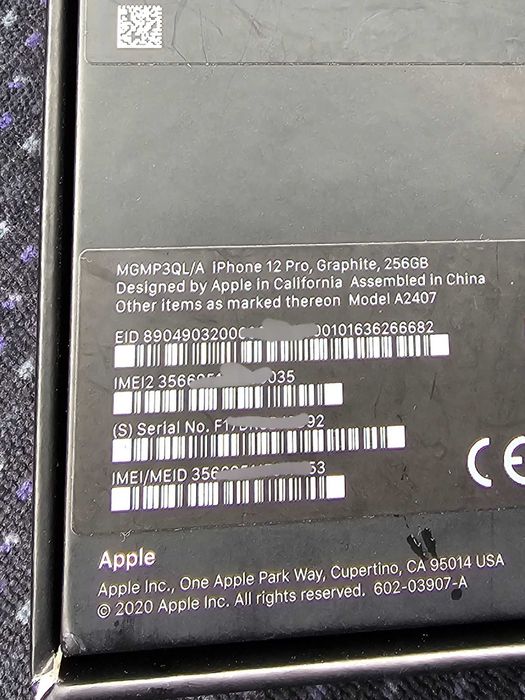 Iphone 12PRO 256GB. 77% Bateria. Excelente.