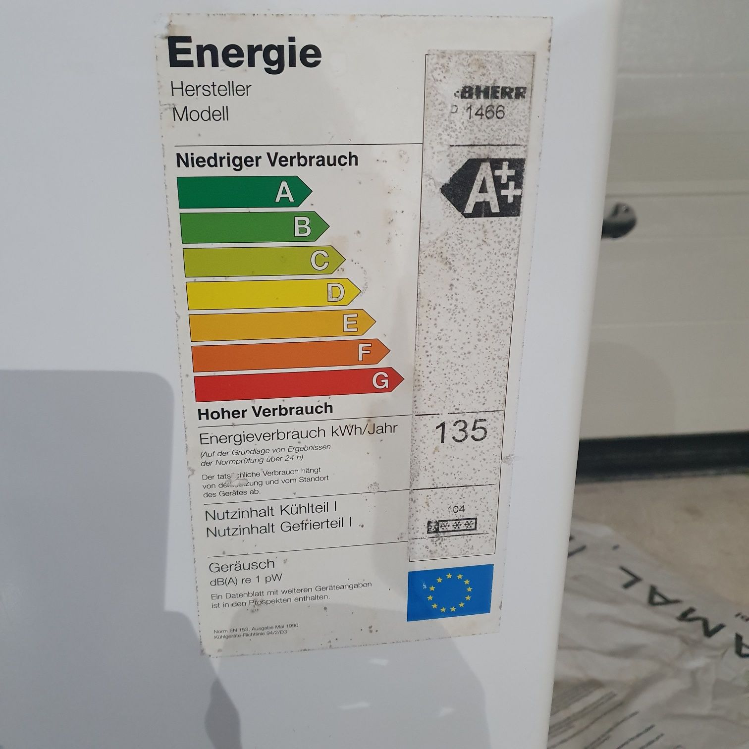Zamrażarka uszkodzona Liebherr