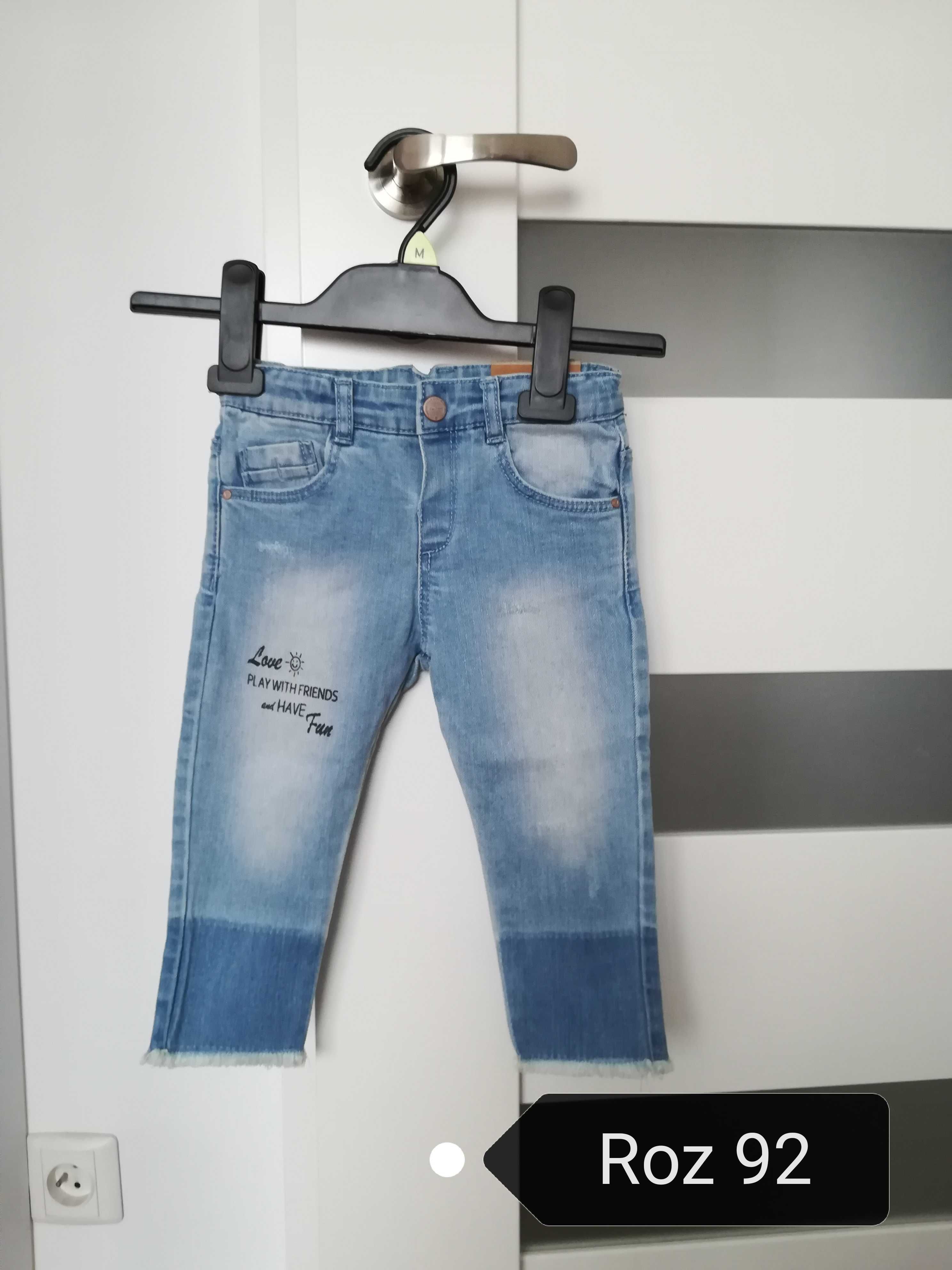 NOWE Spodenie jeansy 92 - Zara baby