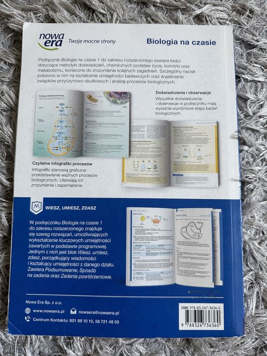 Biologia na czasie 1 Podręcznik zakres rozszerzony