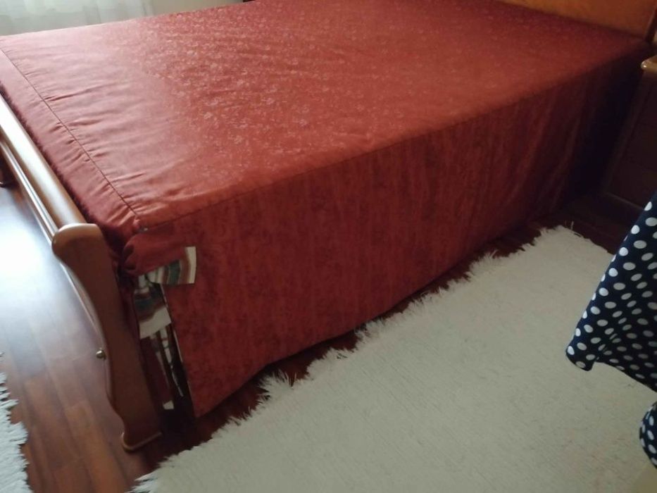 Colcha + porteares+toalhas vintage