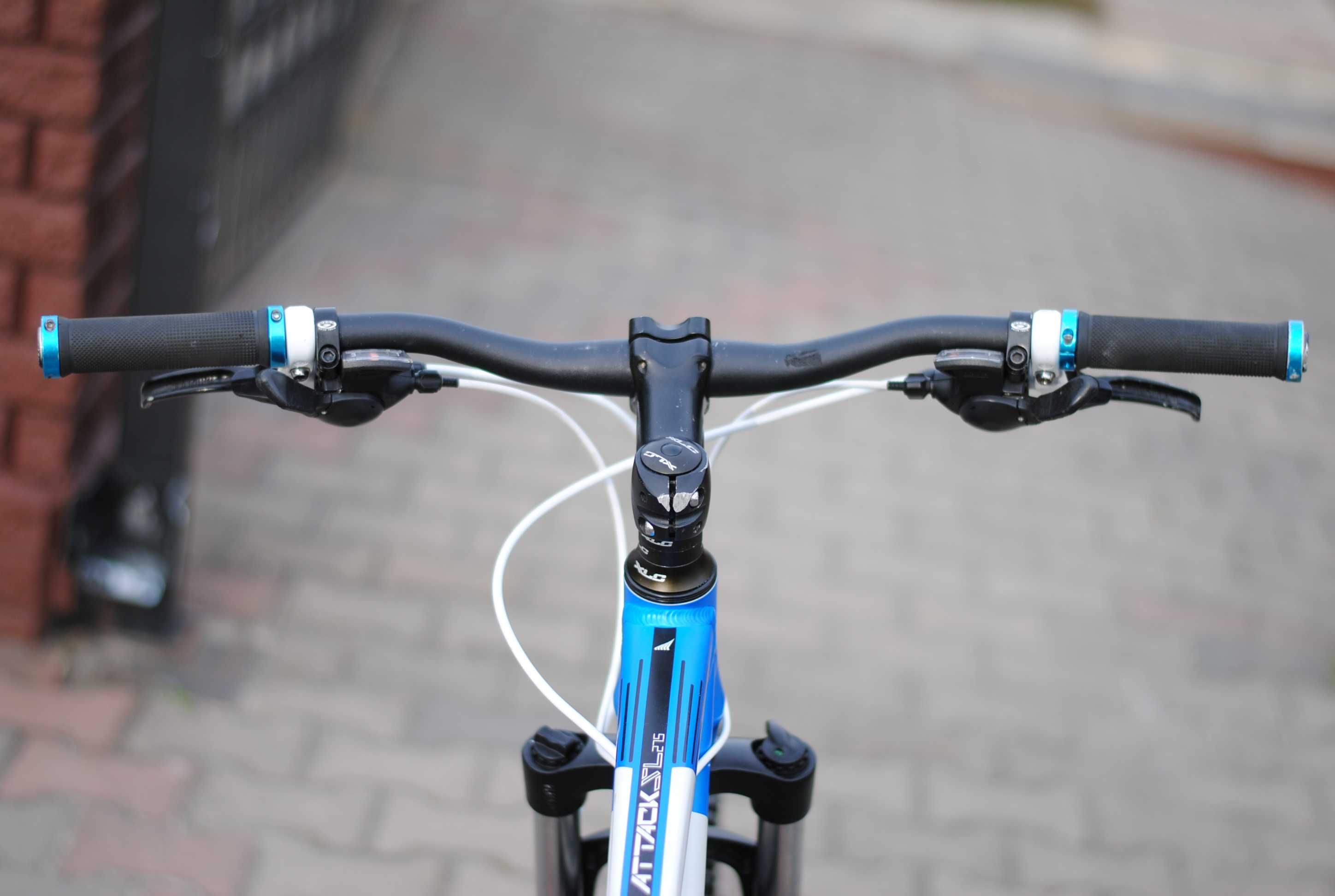 Górski rower MTB haibike attack sl osprzet shimano hydraulika tarcze