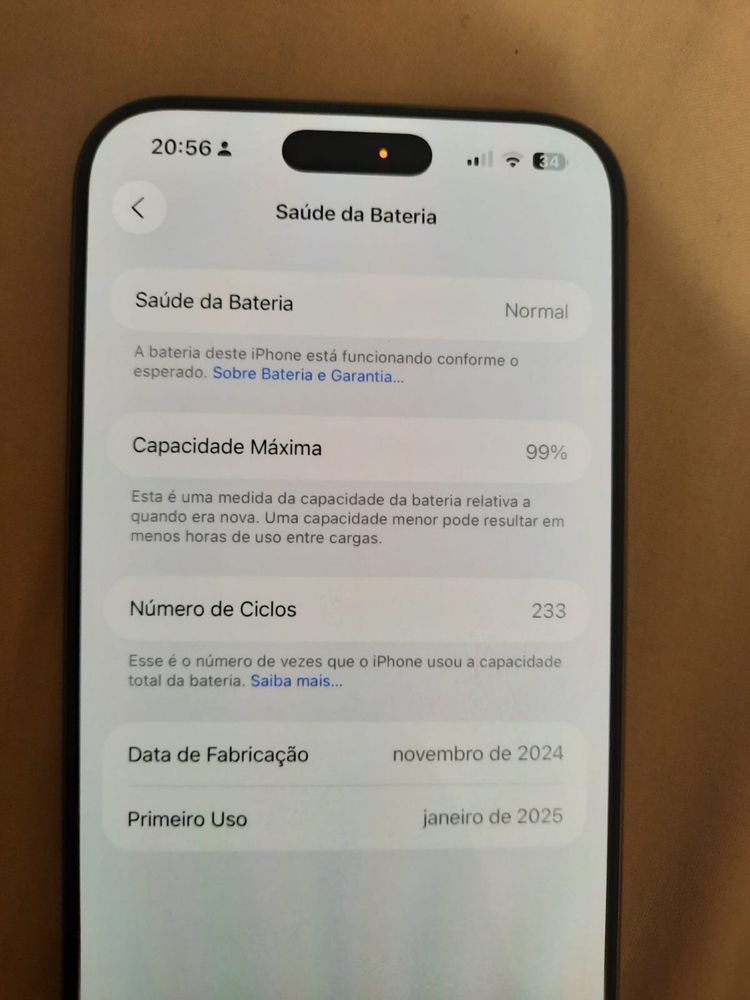 Iphone 16 pro max 256g seminovo