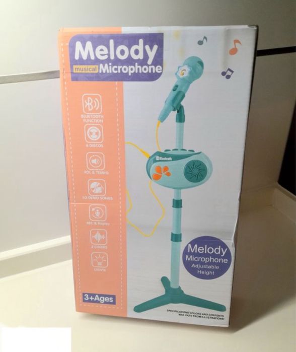 Microfone karaoke para crianças