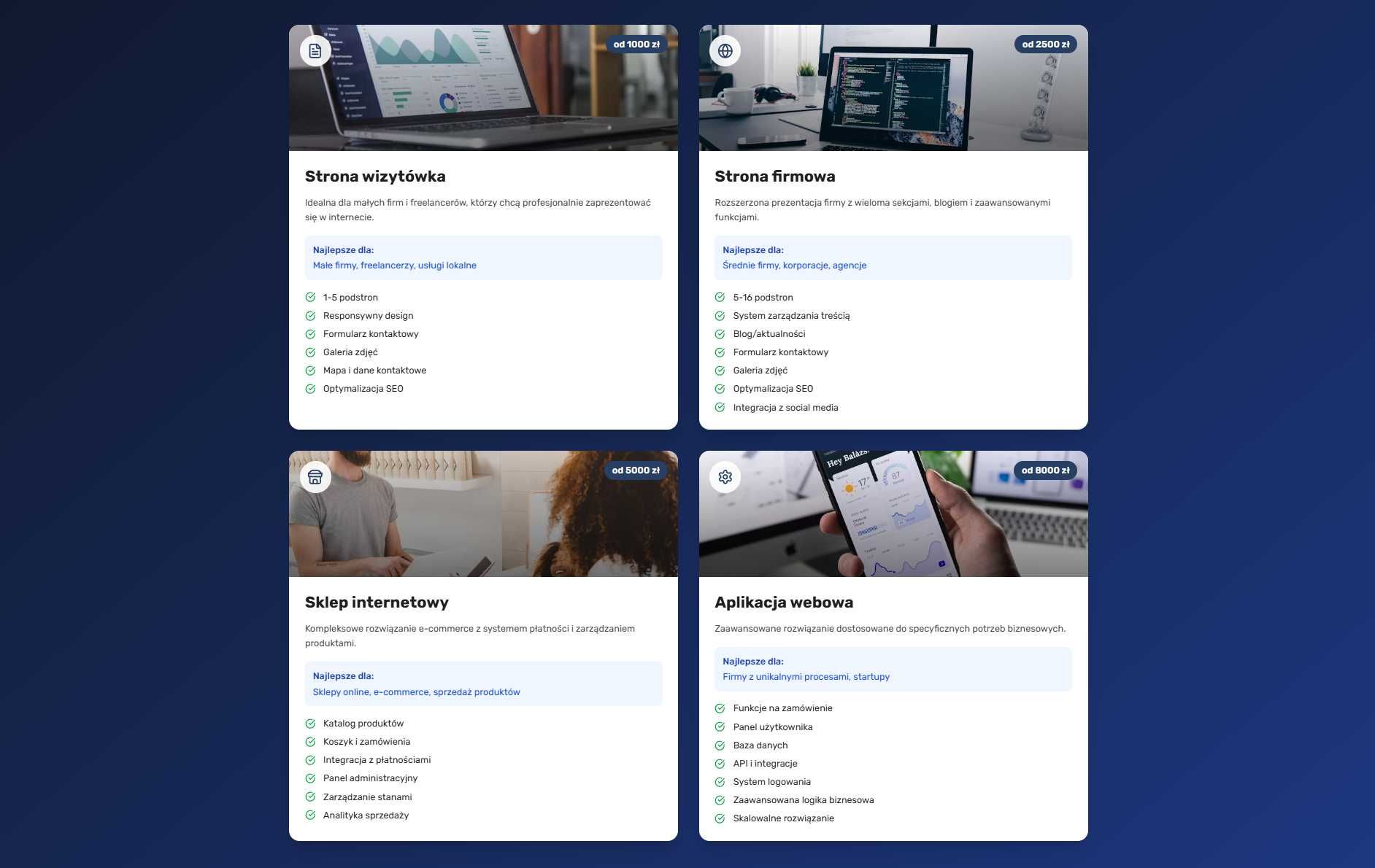 Tworzenie stron internetowych i doradztwo IT dla firm