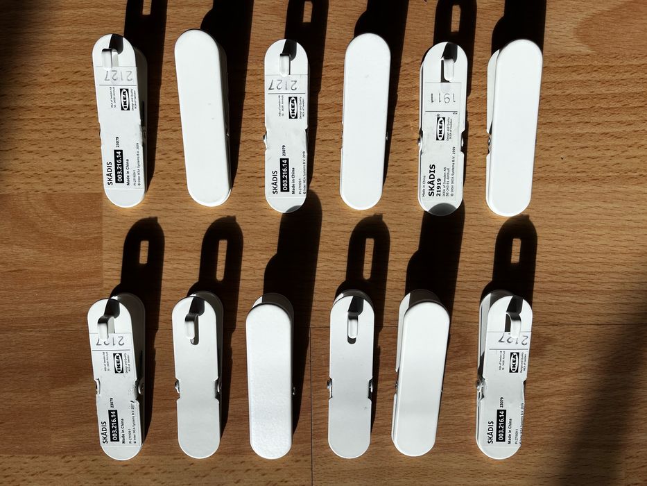 Spinacze Ikea do tablic Skådis, 10 sztuk