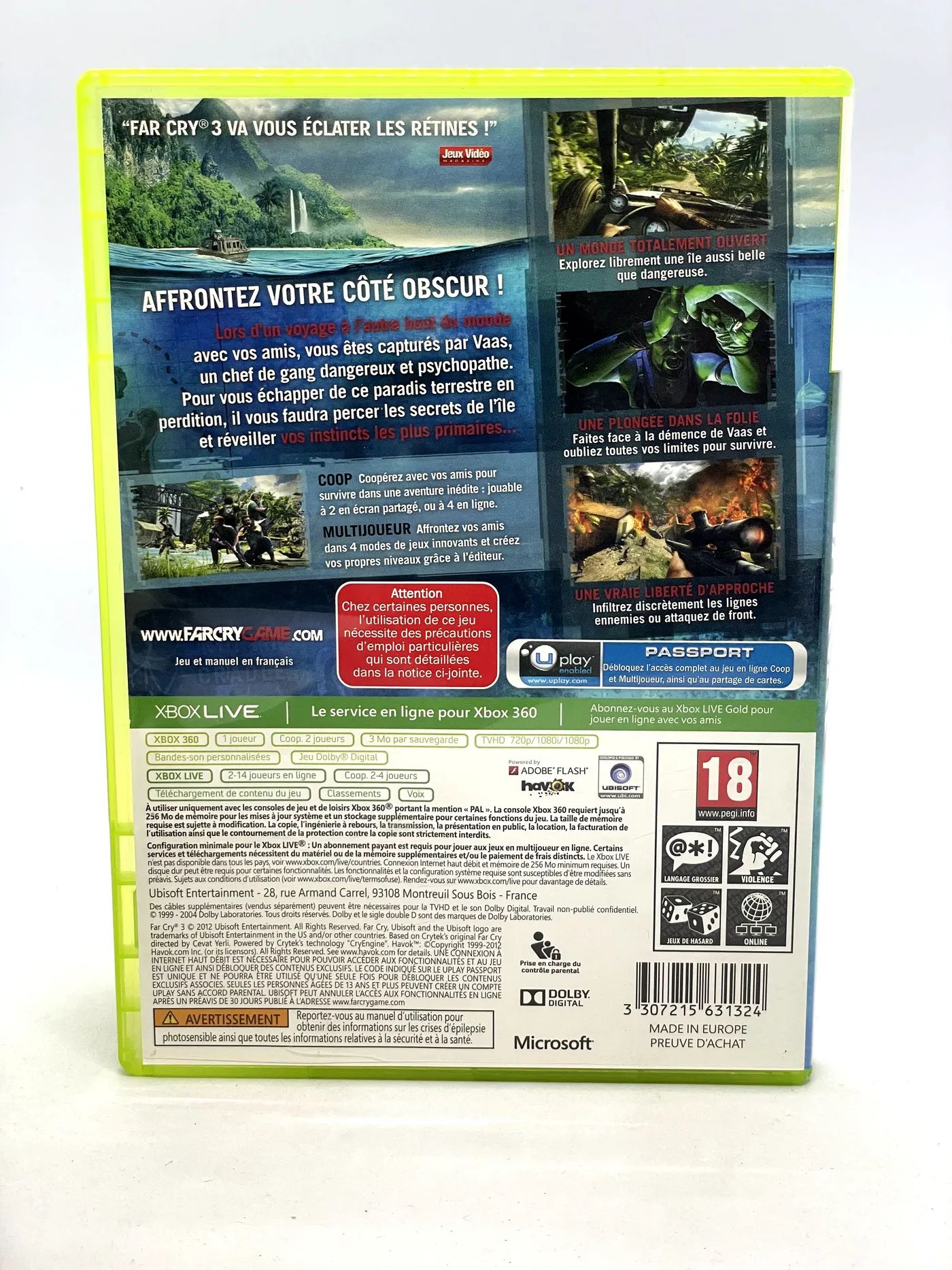 Far Cry 3 Xbox 360 Po Angielsku