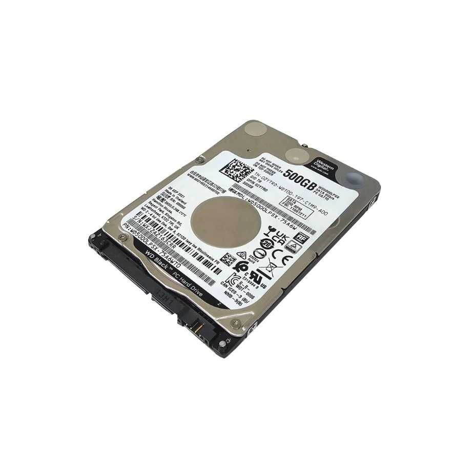 Dysk Dell WD BLACK 500GB SATA 6G 7.2K 2,5 WD5000LPSX