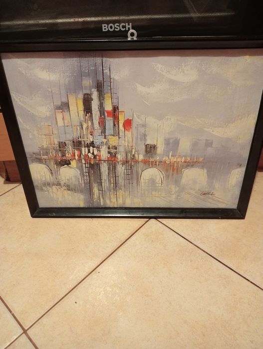 Obraz malowany na płótnie Autor: GUEZ