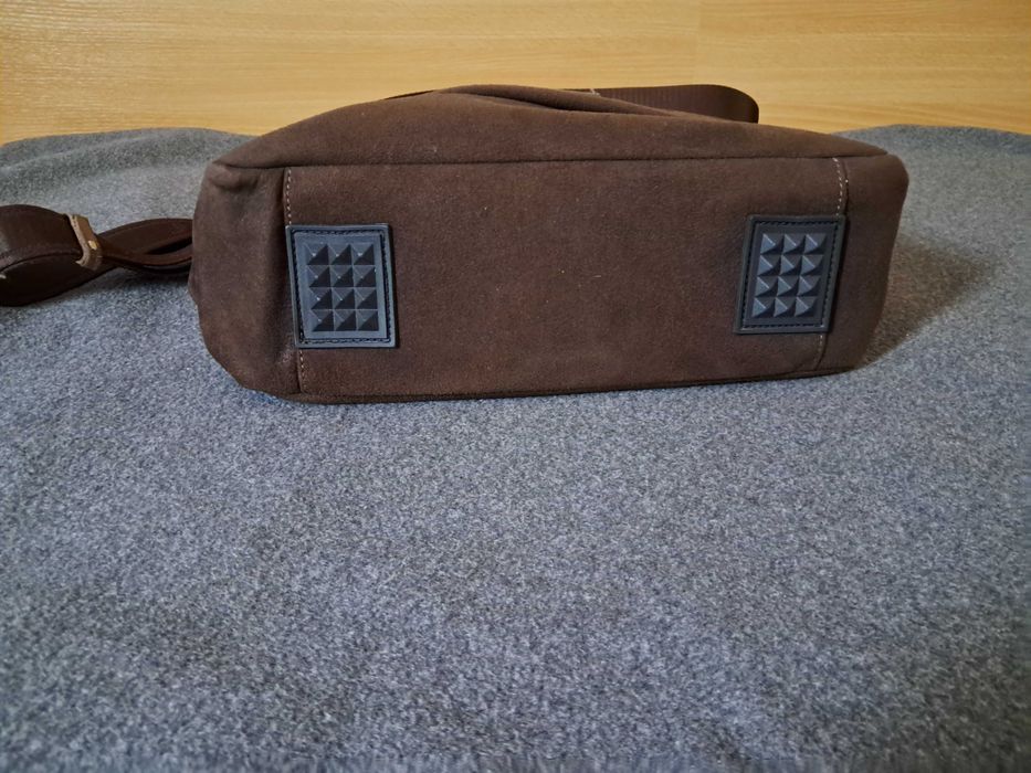 Verso  damska torebka z naturalnej skóry kolor czekoladowy