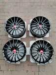 18'' Oz 5x114.3 Hyundai Mazda Honda Jdm Czarny fortepian Śliczne.