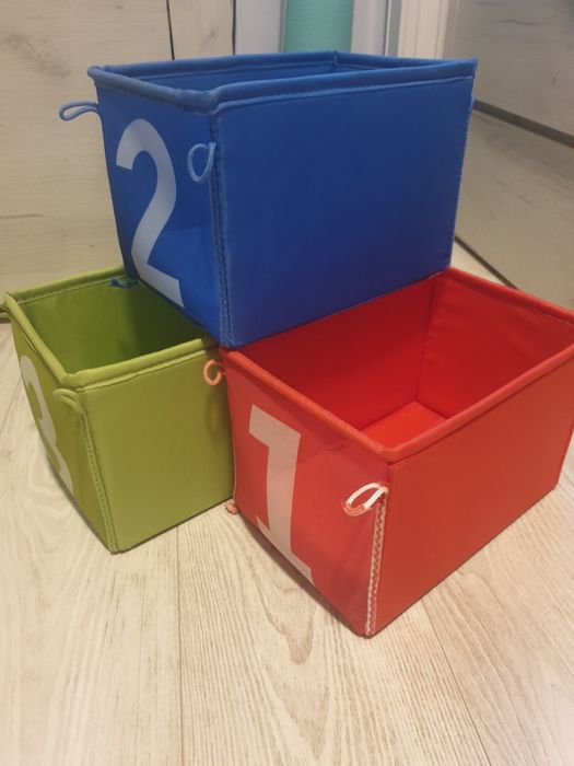 Komplet koszyków na zabawki IKEA