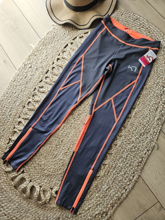 Legginsy damskie sportowe treningowe Kari Traa nowe z metką S siłownia