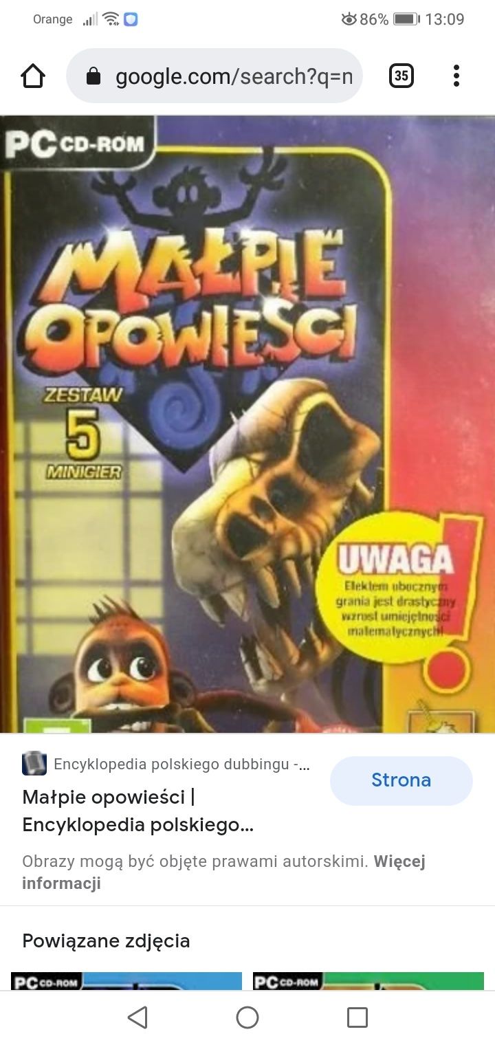 Małpie opowiesci Gra PC