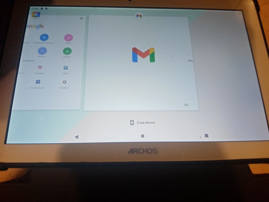 Tablet Archos z androidem
