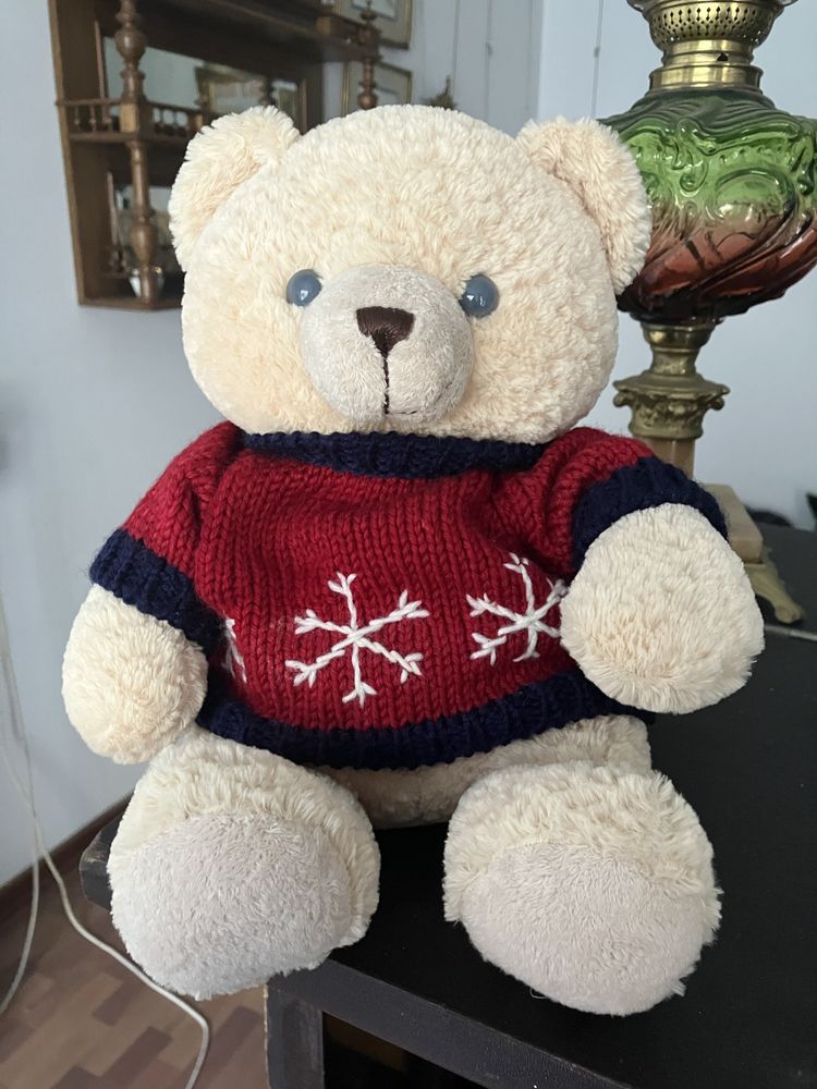 Peluche urso antigo em bom estado