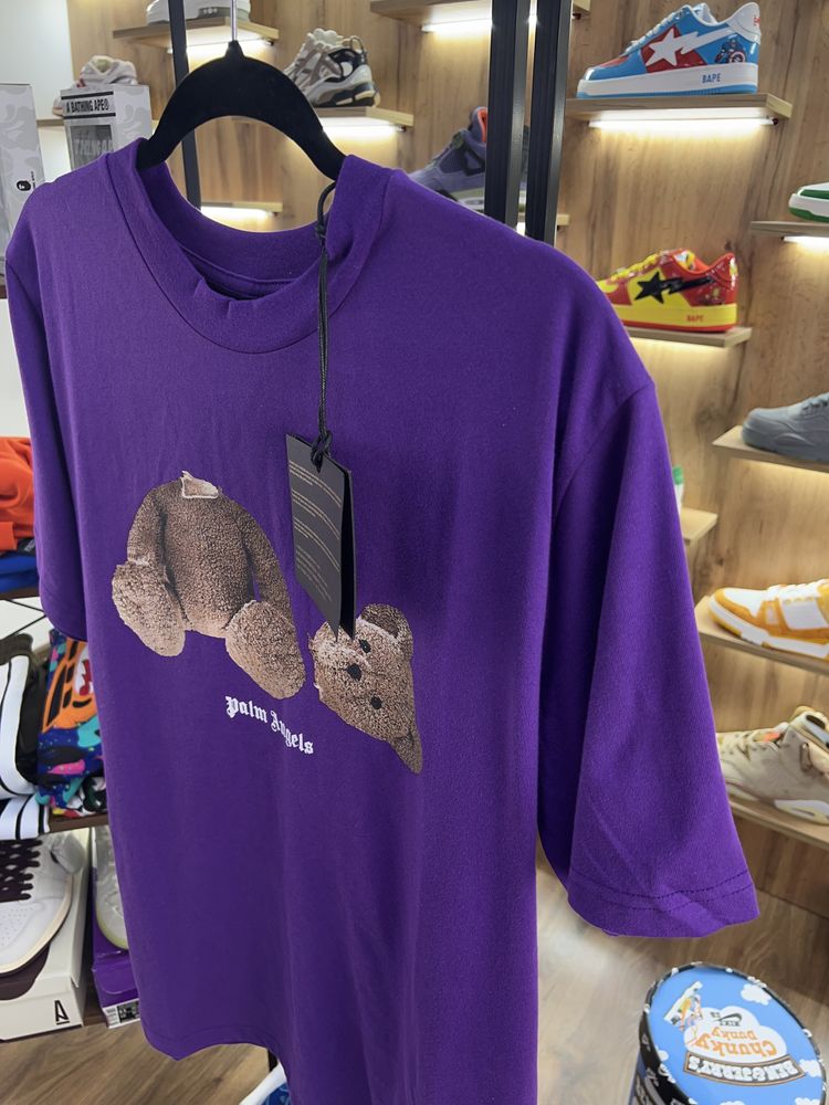 Футболка Palm Angels Bear Logo Violet