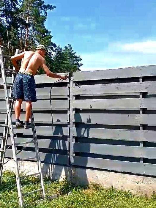 Фарбування ДАХІВ Покраска Крыши Забора Фасада Мийка ПОКРІВЛІ