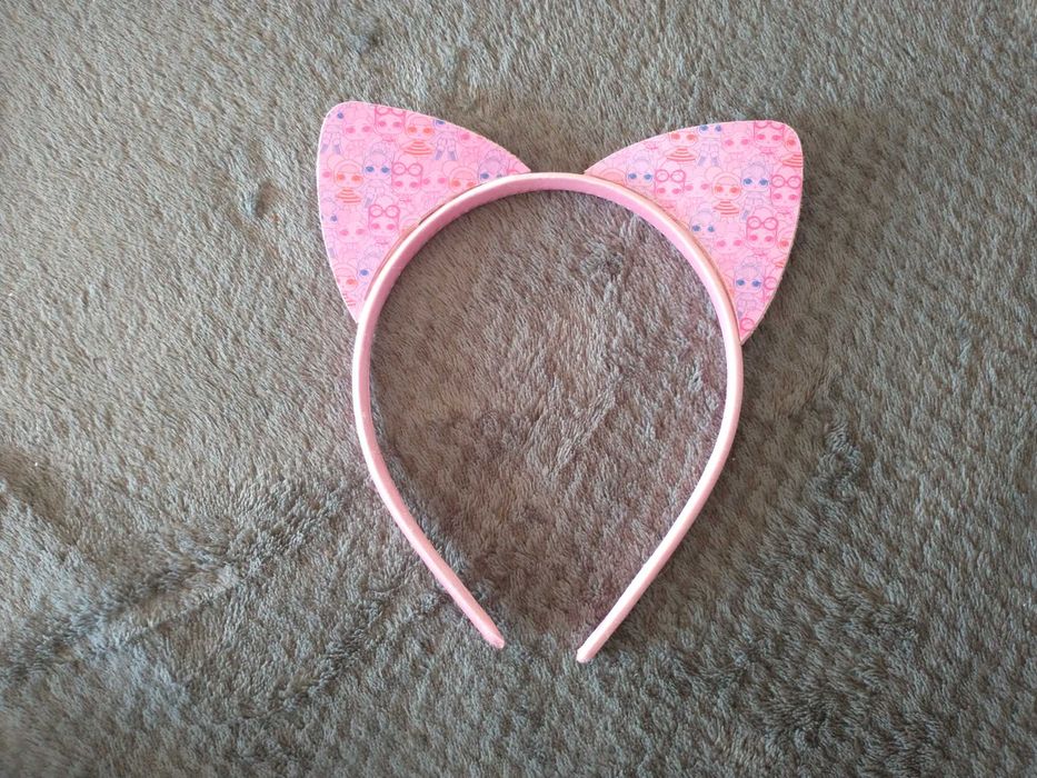 Opaska do włosów dla dzieci – kocie uszy LOL