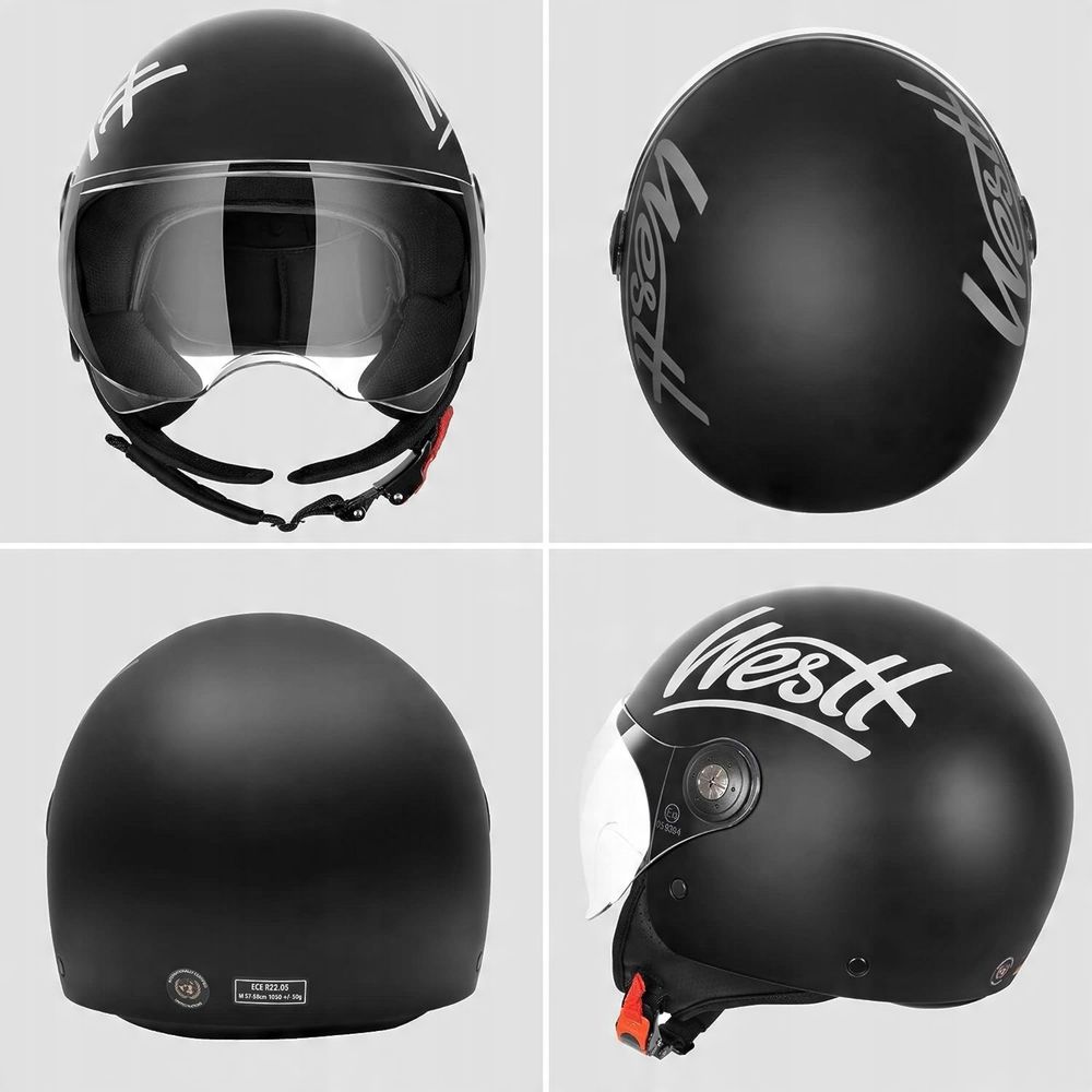 Kask motocyklowy Na Motor Westt Classic r. S 55-56cm