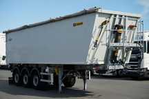 Zaslaw D-653A / WYWROTKA ALUMINIOWA / 49 m3 / 2024 ROK / KLAPO-DRZWI / OS PODNOSZONA / OSIE SAF -