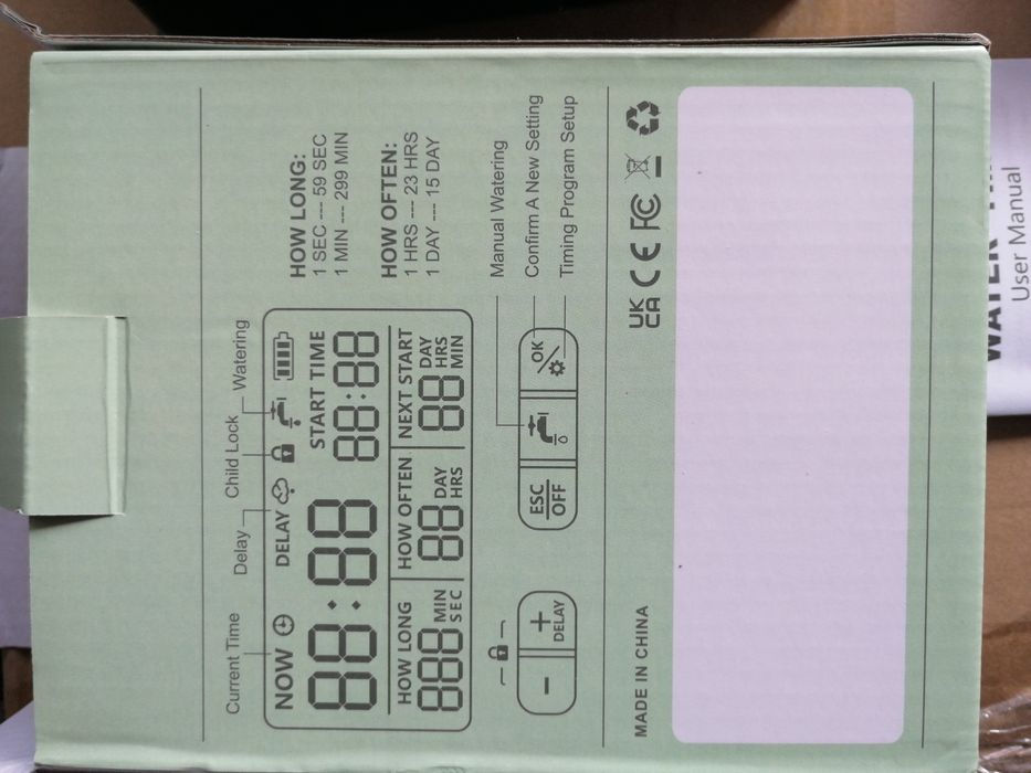 Elektroniczny sterownik nawadniania wody