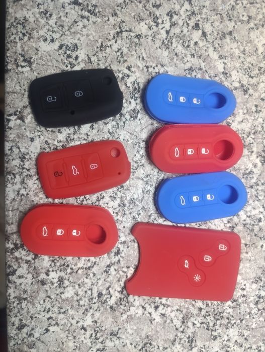 Capa proteção silicone carro Fiat Renault Peugeot