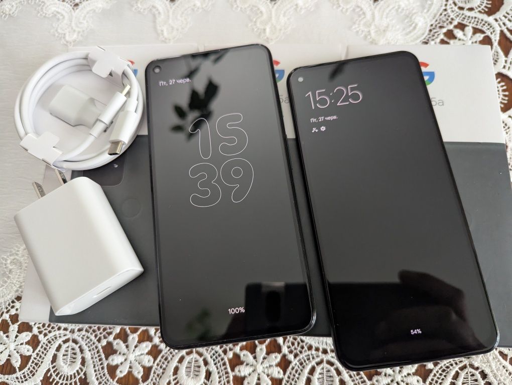 ІДЕАЛ Google Pixel 5a5G Mostly Black 6-128Gb/NFC/2-Sim/Комплект