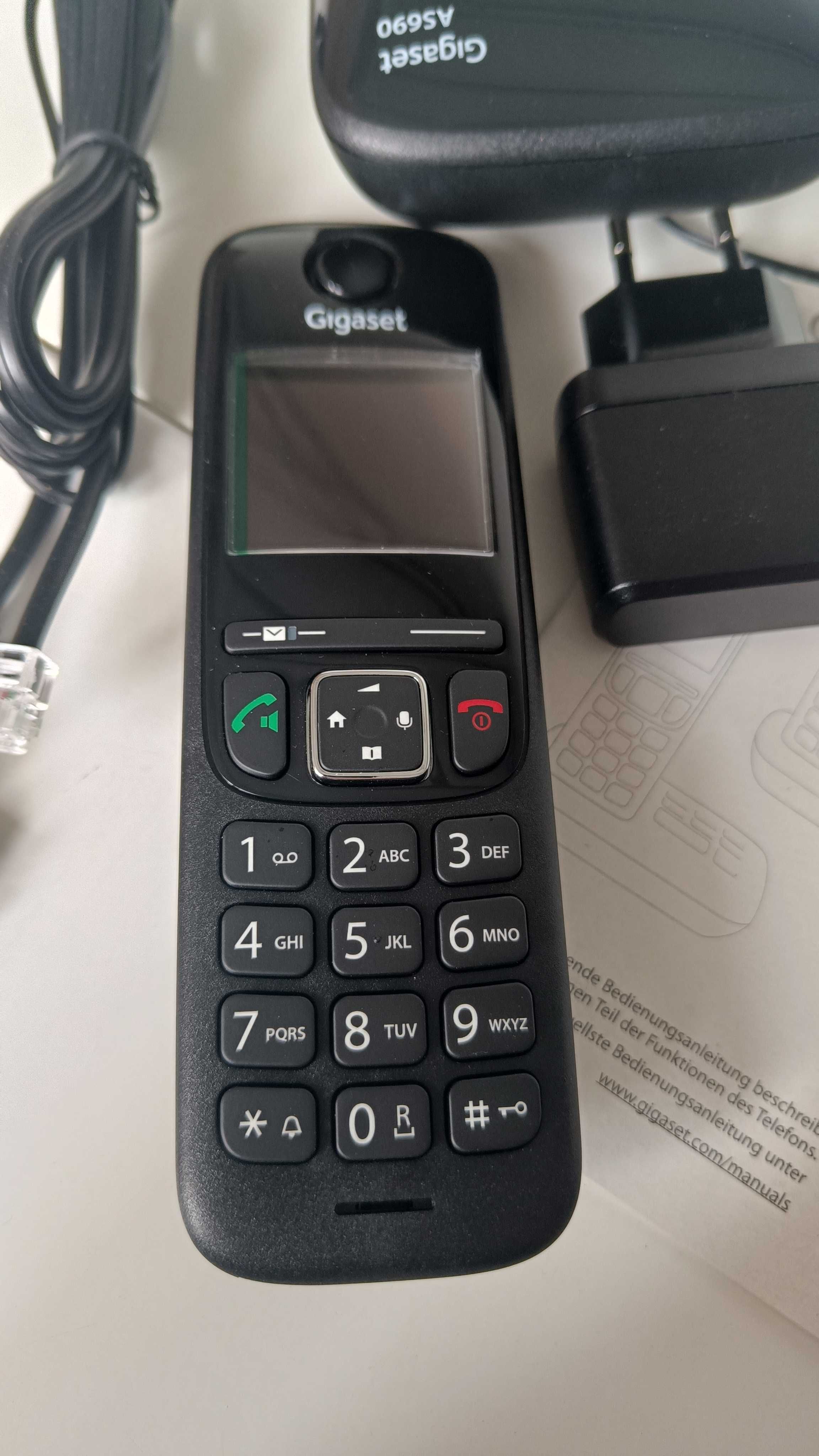 Telefon bezprzewodowy Gigaset AS690 bez pokrywy baterii