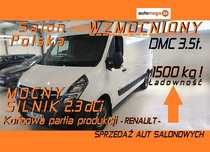 Renault MASTER VAN L2H2 WZMOCNIONY 1500KG ŁADOWNOŚĆ MOCNY SILNIK 2.3 DCi  Trwały Rozrzą na Łańcuchu! Mocny Tani w Serwisie również w ASO Renault