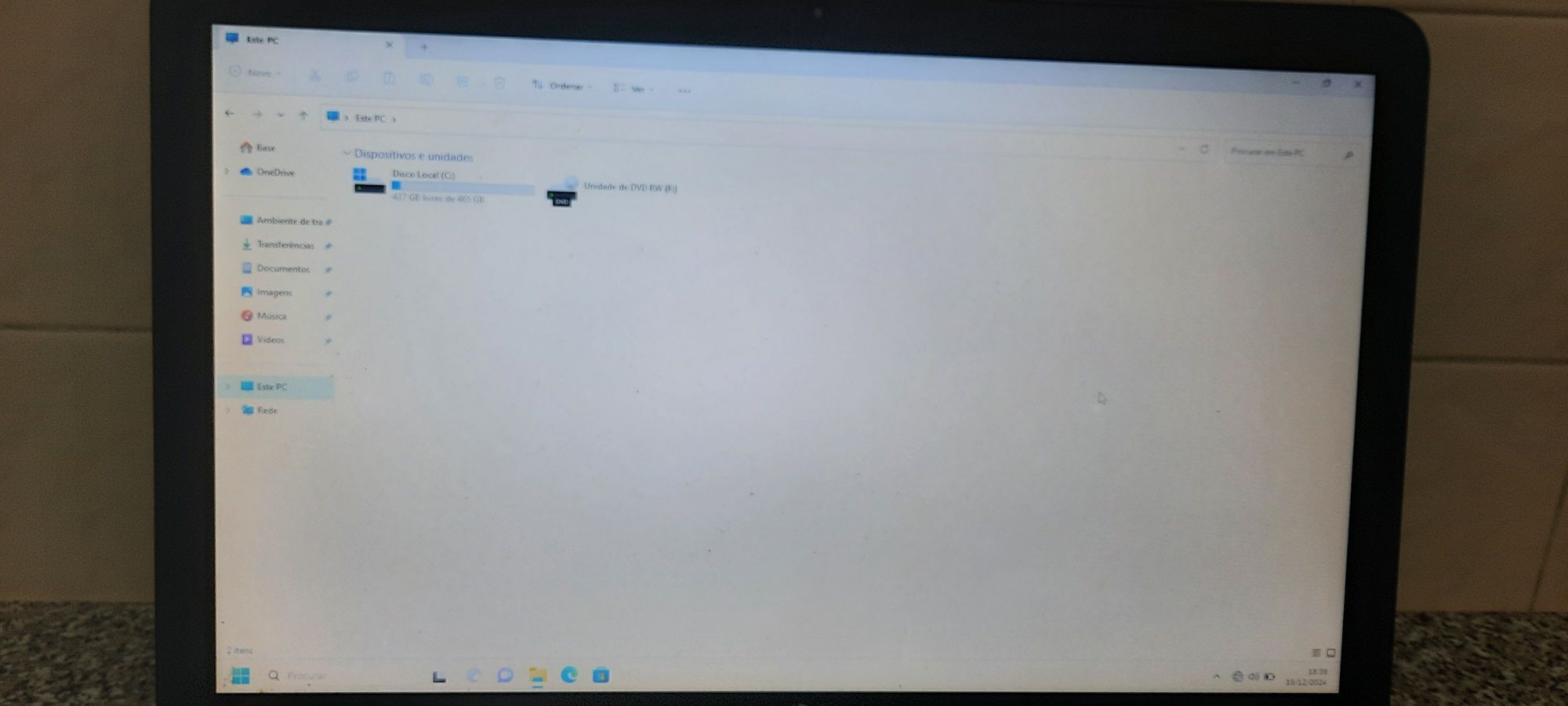 Portátil hp windows 11