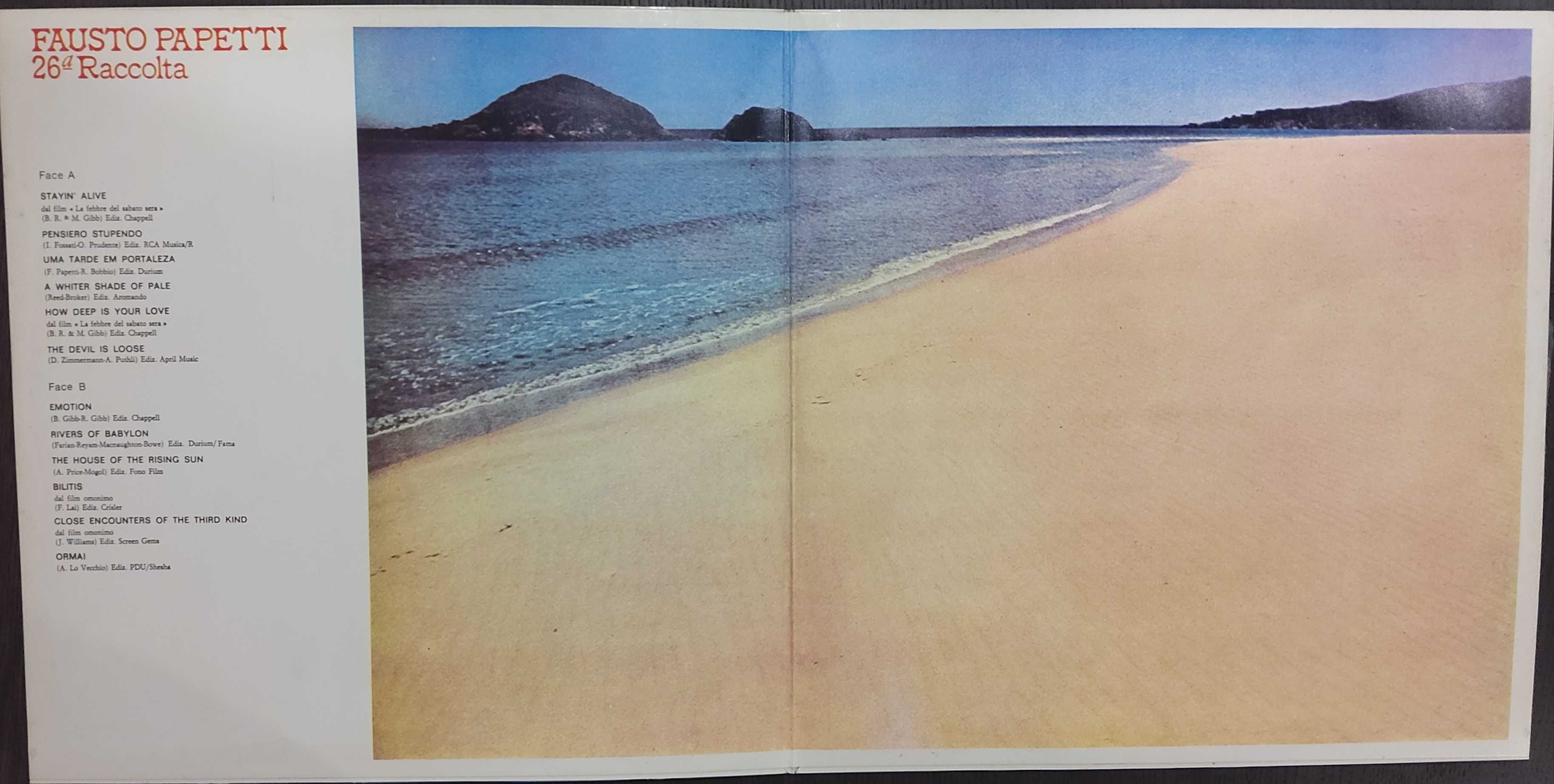 Vinil Lp - Fausto Papetti - 26ª Raccolta