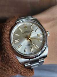 Rolex Oyster Perpetual 41 mm silver dial okazja