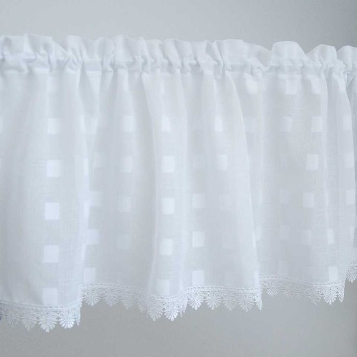 Zazdrostka, krótka firanka, kitchen curtain 110 x 40 cm