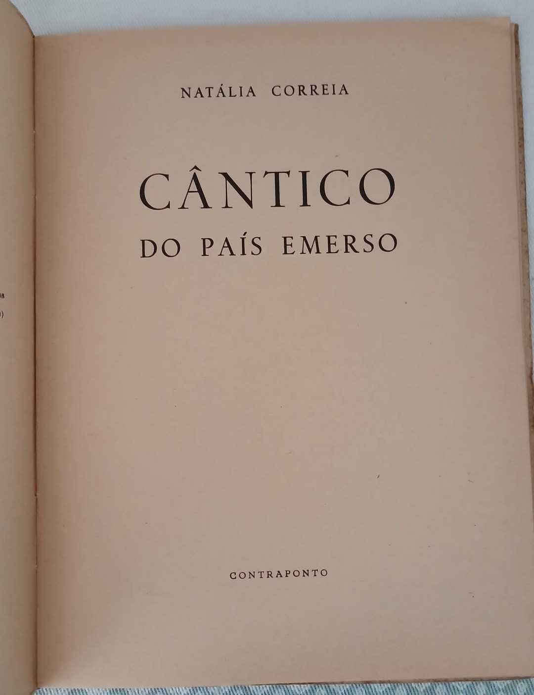 LIVRO: Natália Correia - Cântico do País Emerso [RARO - 1ª edição]