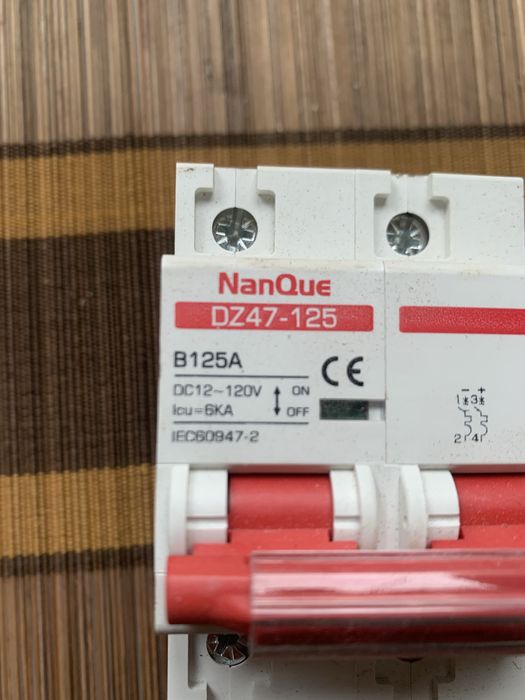 Автомат постійного струму для СЕС 125А