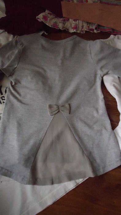 10szt/40zł r110/116 paka bluzki z długim rękawem koszulki długi rękaw