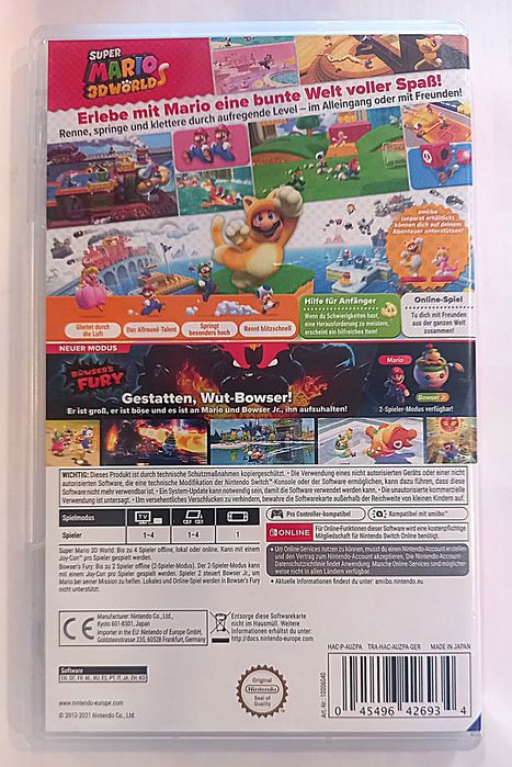Super Mario 3D World Browsers Fury Nintendo Switch /Nówka! Sklep Chorz