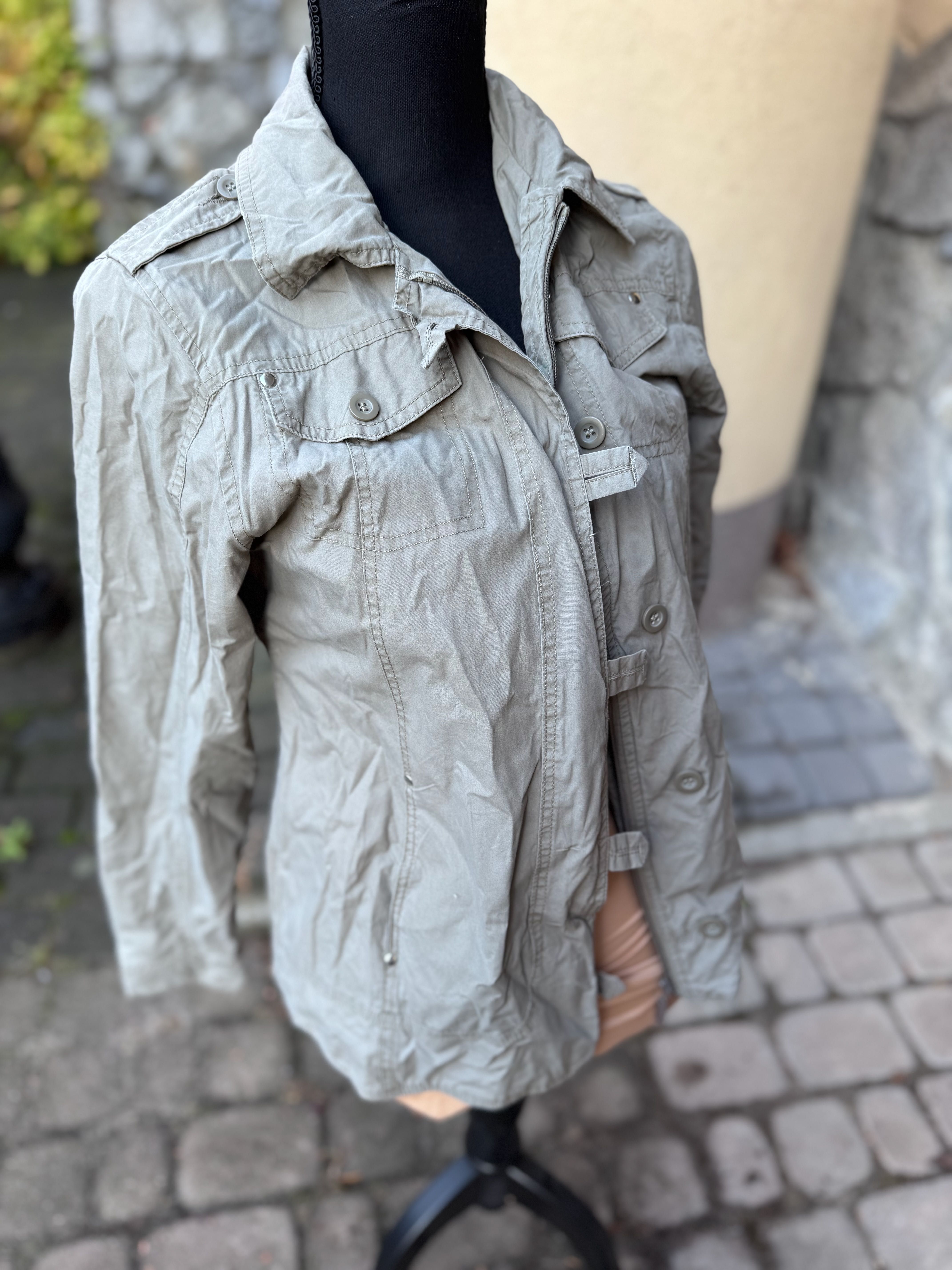 Kurteczka wiosenna/ bluza khaki, r.S (176 cm)