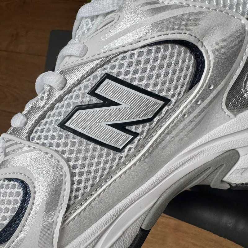 NewBalance530WhiteSilverNavyMR530SG R.36