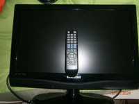 TV Samsung 22 cale plus dekoder DVBT-2 kabel HDMI 2 piloty