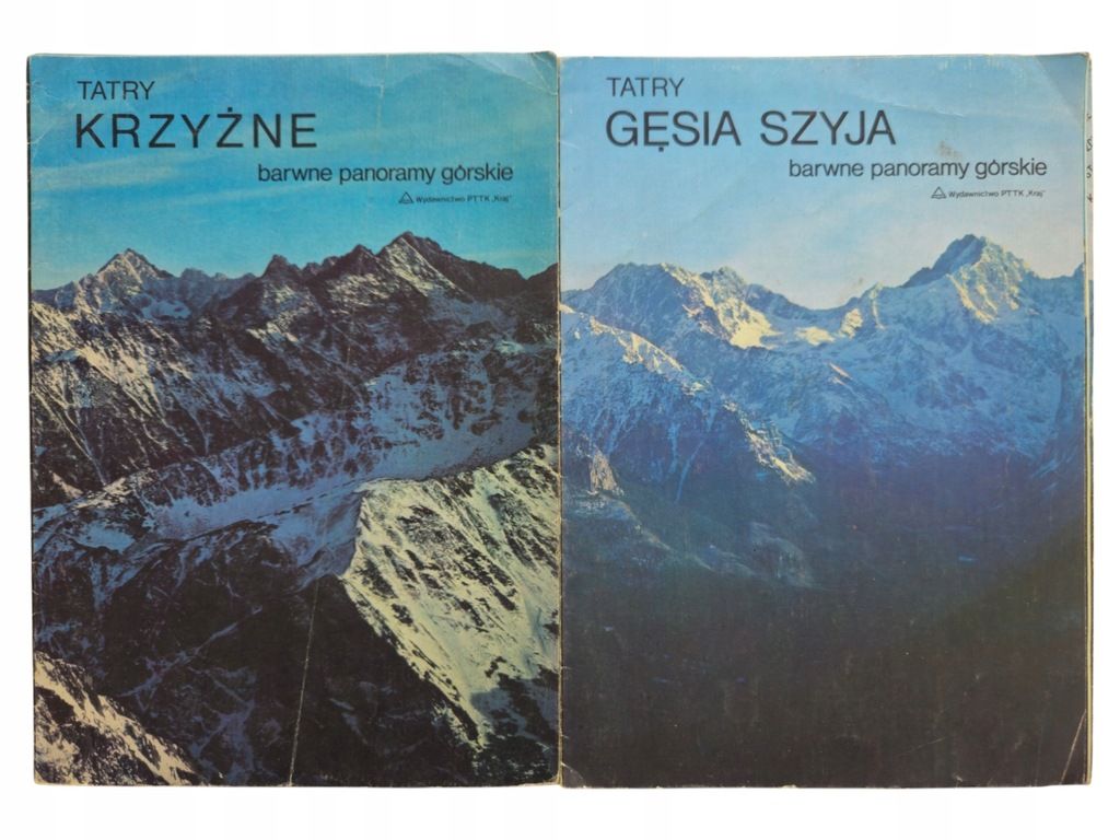 2x Tatry Krzyżne Gęsia Szyja Barwne Panoramy Górskie