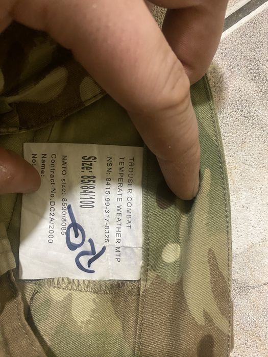 Spodenki militarne multicam, rozmiar na zdjeciu