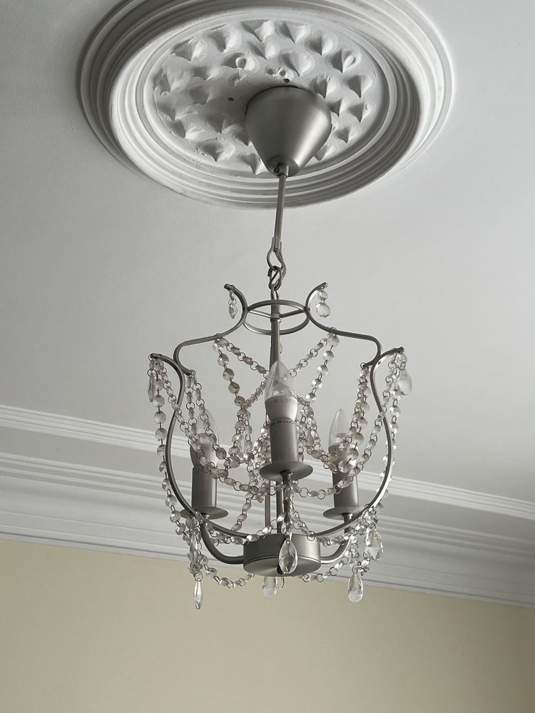 Candeiro lustre ikea KRISTALLER (2 unid)