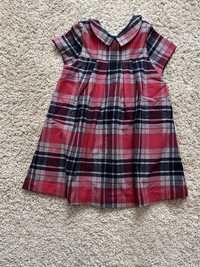 Vestido xadrez KNOT 24 meses