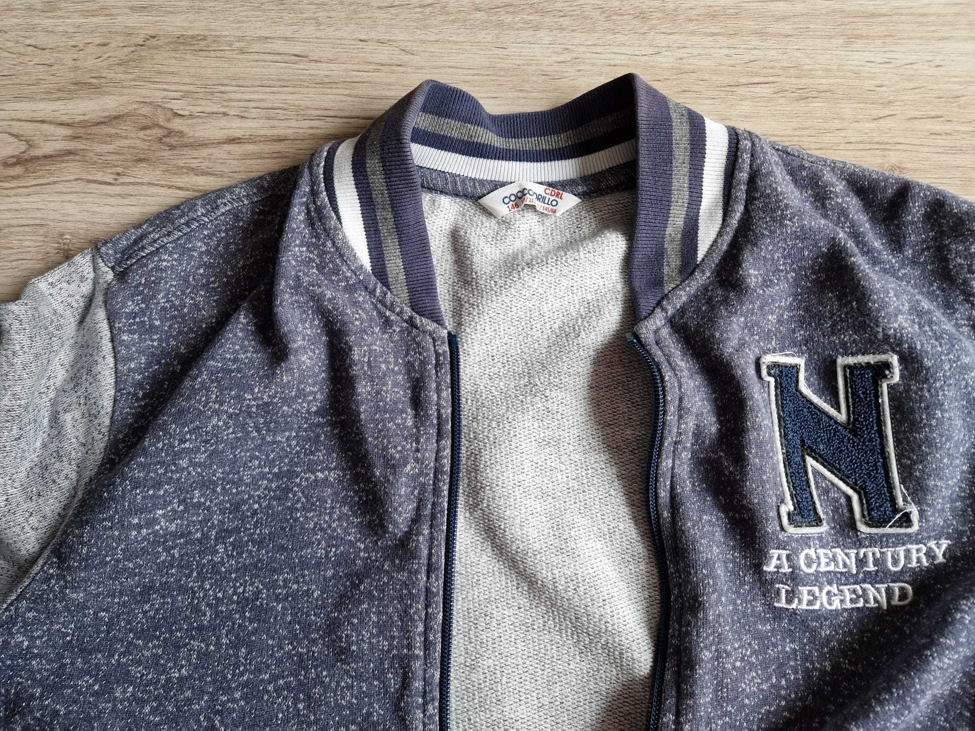 Bluza rozpinana chłopięca marki Coccodrillo rozmiar 146 (11 lat)